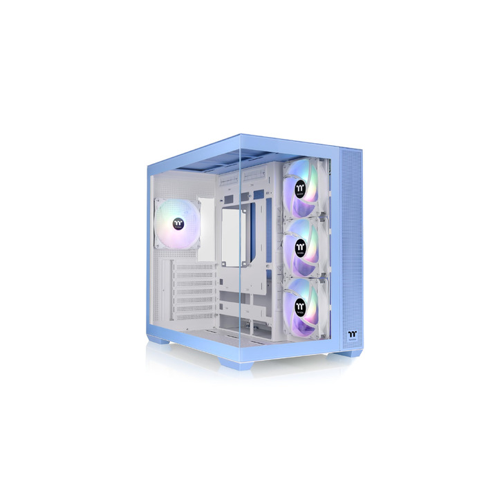 Корпус для ПК Thermaltake View 380 TG ARGB Mid Tower, 25 Years Hydrangea Blue Limited Edition, блакитний