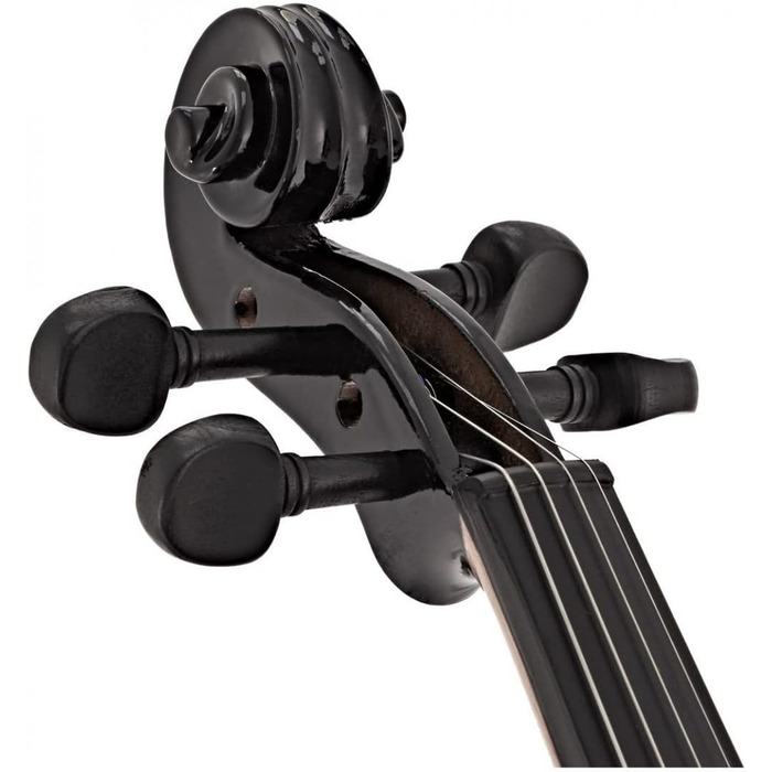 Скрипка Gear4music 4/4, повний розмір, чорна, для початківців від 11 років