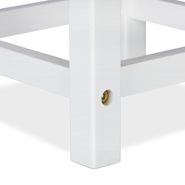 Relaxdays Kids' Chair RUSTICO White