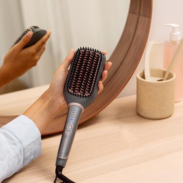 Електрична випрямляч Cecotec Bamba InstantCare 900 Perfect Brush - керамічне покриття, іонізація, регулювання температури
