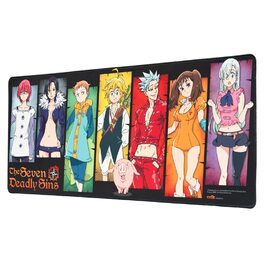 Килимок для миші геймерський XXL Grupo Erik Seven Deadly Sins - аніме, манга, нековзкий, водовідштовхувальний