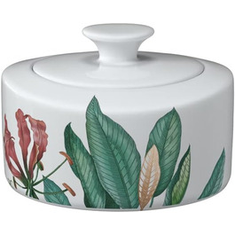 Цукровниця та банка для джему Villeroy & Boch Signature Avarua, 330 мл, біла з малюнком