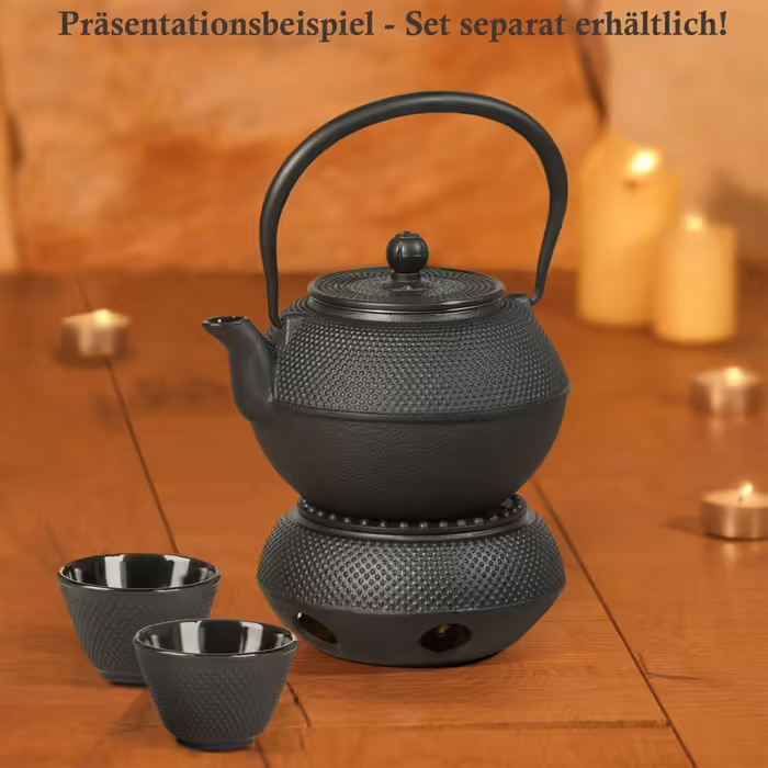 Грілка для чая Dimono чавунна 1,3 л чорна