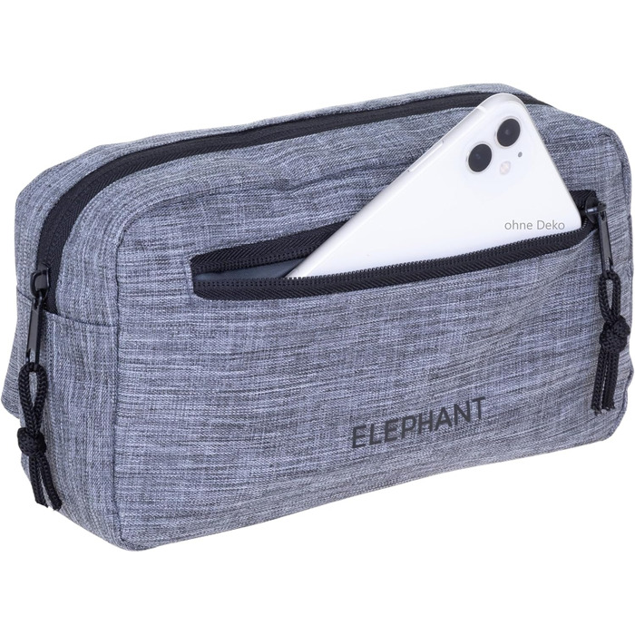 Сумка на пояс для жінок та чоловіків, велика міська сумочка, сумка через плече, спортивна сумка-шоппер, сумка-елемент для подорожей (сіро-чорна 13027)