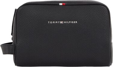 Tommy Hilfiger Men's Essential PU Washbag, Faux Leather