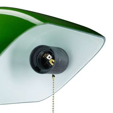 Relaxdays Banker's Lamp with Pull Switch