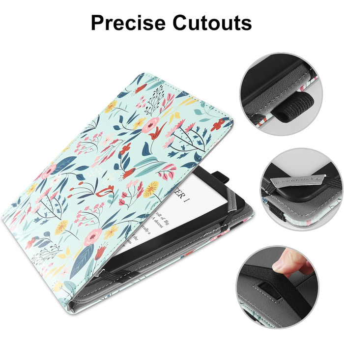 Захисний чохол для Kindle/Kobo/Tolino/Pocketbook/Sony eReader 6-6.8-7 дюймів з ручкою