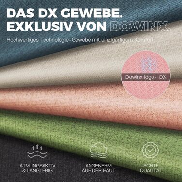 Ігровий крісло Dowinx з тканини, масажний крісло з підніжкою, ергономічне, для PC, геймінгу, офісу, 150 кг, рожево-білий