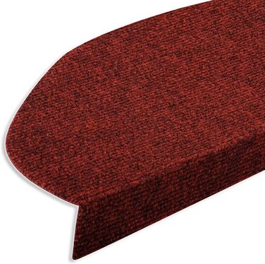 Сходинкові килимки Casa Pura - 15 шт. Самоклеючі, для внутрішнього використання, напівкруглі (Лейпциг)