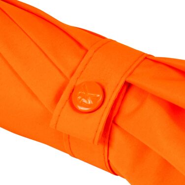 iX-brella Fiberglass Automatic Umbrella with Wetprint Color Change - Raindrops (Neon Orange)