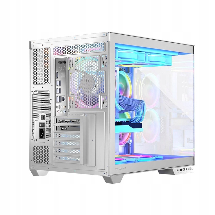 Корпус Modecom VOLCNO PANORAMA APEX ARGB Midi Tower, білий