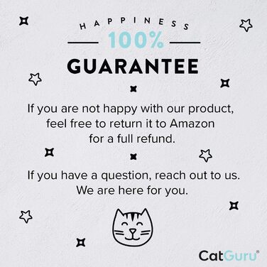 Набір мисок для котів CatGuru (2 шт.) - протиковзаючі, широкі, для зменшення стресу та втоми, сріблясті