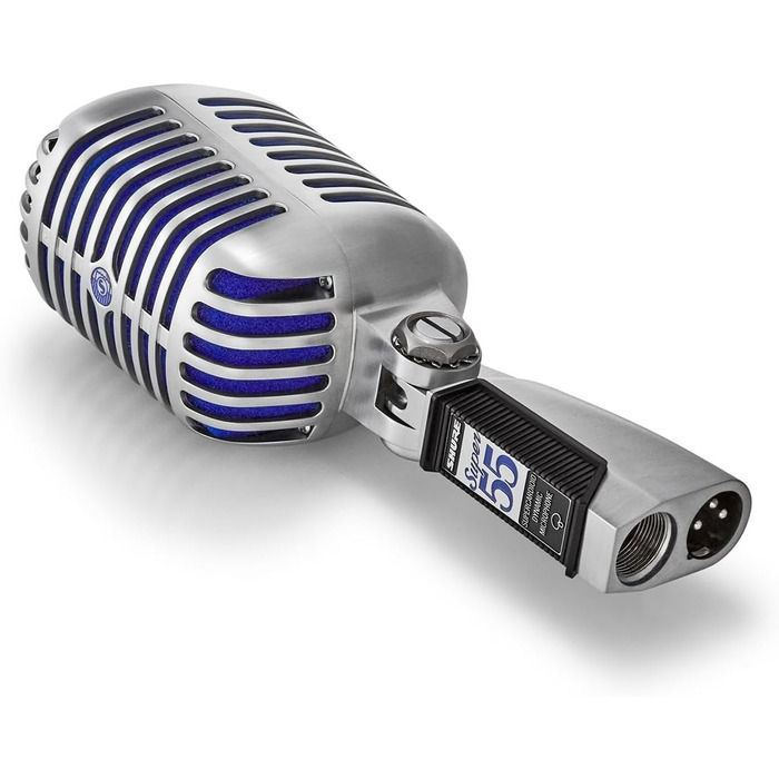 Мікрофон Shure Super 55 Deluxe - вінтажний динамічний суперкардіоїдний мікрофон, легендарний вигляд, класичний звук, міцний литий корпус