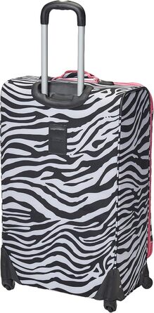 Набір валіз Rockland Softside, 4 шт. (14/20/24/28), Рожевий Зебра