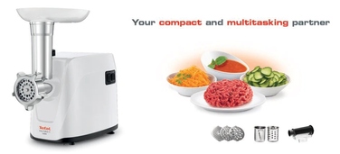 М'ясорубка Tefal HV1, біла, 1600 Вт
