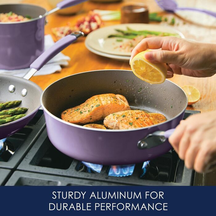 Набір посуду Rachael Ray Cucina Nonstick, 12 предметів, лавандовий