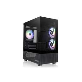 Корпус Thermaltake View 170 TG ARGB Micro-Tower – скло, 3 вентилятори ARGB, підтримка 240/280мм радіатора, чорний