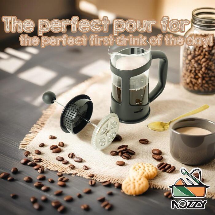 Французький прес Nozzy, 350 мл - кавомашина для приготування кави