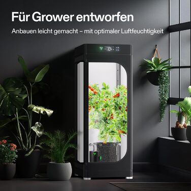 VIVOSUN AeroStream U075: USB-увлажнитель повітря, 750 мл, 2 режими туману, автовимкнення, смарт-пульт VGrow, для гроубоксів