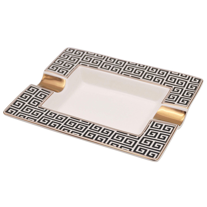 Попільничка для сигарет Germanus з натурального порцеляни, стиль Мавританський