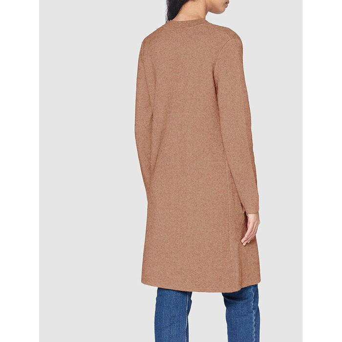 Кардиган-тунічка з довгим рукавом Organ Daen, блоки з кольорового блоку (бордовий/чорний) (TS, верблюжий)