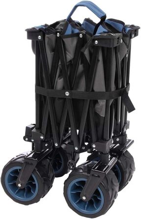 Універсальний складаний візок yourGEAR Bollerwagen XXL 195л - міцний транспортний візок для пляжу, кемпінгу, 80 кг, колеса 10см