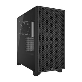 Корпус для ПК CORSAIR 3000D Airflow Mid-Tower з 2 вентиляторами SP120 Elite, підтримка GPU з 4 слотами, чорний