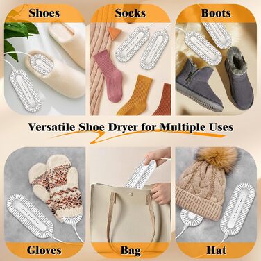 Електричний сушильник для взуття NZQXJXZ з таймером, швидкий сушильник для рукавичок та черевиків, видаляє запахи та антибактеріальний (EU-штекер)