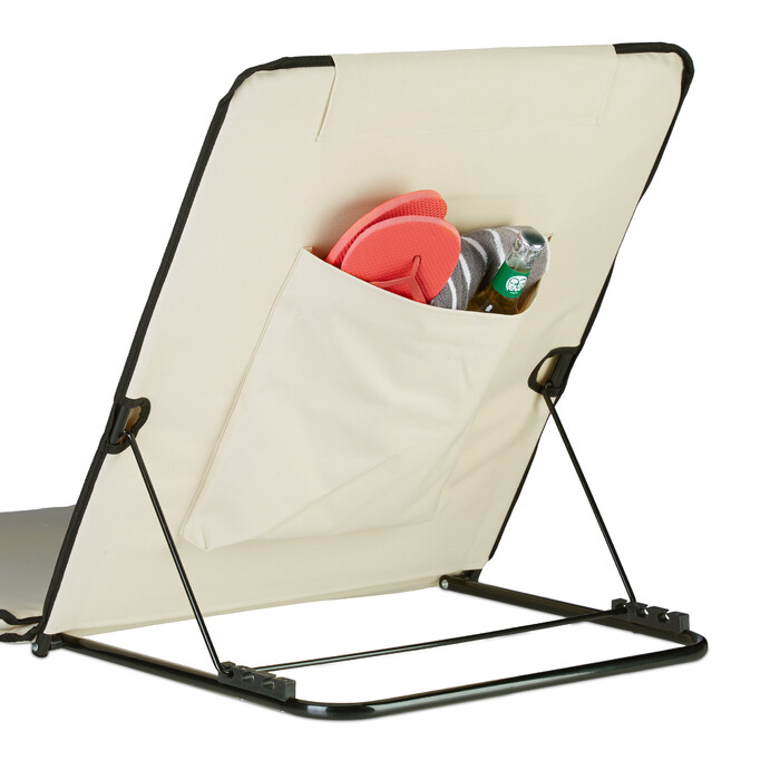 Relaxdays Beach Mat with Sunshade