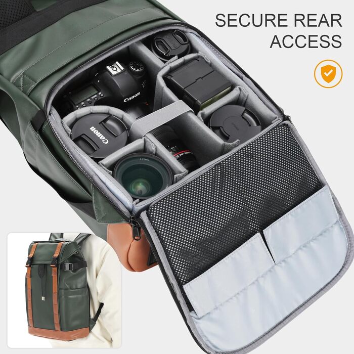 Рюкзак для камери Tarion: водонепроникний, з відділенням для 14