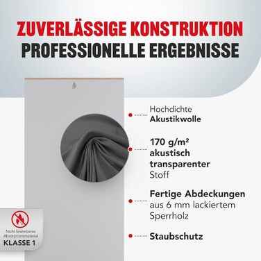 Бас-пастка для кутів Addictive Sound Standard — Студійна акустична панель (басова пастка) зі спеціальної мінеральної вати, 80-2000 Гц, бежева, 98 см, Made in EU