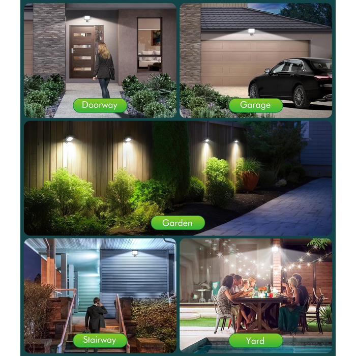 CLY 60W LED Floodlight with Motion Sensor, Remote Control, 5640LM, 6500K Cool White, IP66 Waterproof Outdoor Floodlight with Sensor, 4 Modes, 10 Brightness Levels, Spotlight for Garage, Garden, Yard