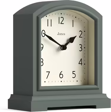JONES CLOCKS® Tavern Mantel Clock | Traditional/Classic Design | Bedroom Clock | Living Room Clock | Office Clock | Mantel Clock | Table Clock | Gift Clock | Small Clock (Green)