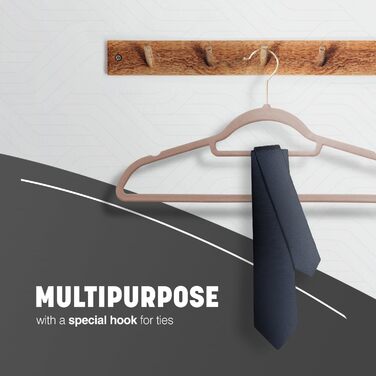 Крючки для одягу KEPLIN, оксамитові, з вішалкою для краваток, 360° обертання, міцні, економія місця, органайзер для шафи, для костюмів, курток та одягу, домашнє зберігання, м'ятно-зелені (20 шт., пудрово-рожеві)