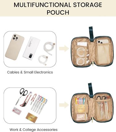 Сумка для ноутбука LOVEVOOK жіноча водонепроникна, велика сумка для роботи, навчання, офісу (17 дюймів, темно-зелена)