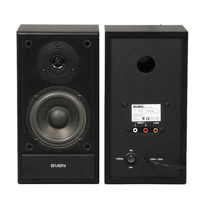 Комп'ютерні колонки 2.0 Sven SPS-702 40W RMS, чорні