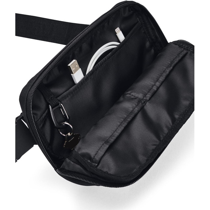 Сумка на пояс Under Armour Loudon Xbody, чорна, універсальний розмір