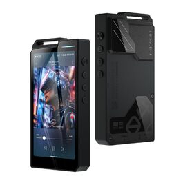 HiBy R4: Android MP3-плеєр з Bluetooth та Wi-Fi, 4DAC, 32GB, підтримка DSD, PCM, MQA, 4.4mm балансний вихід (Чорний)