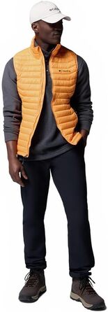 Жилет чоловічий Columbia Powder Pass, пуховий, XXL, Koi/Schwarz