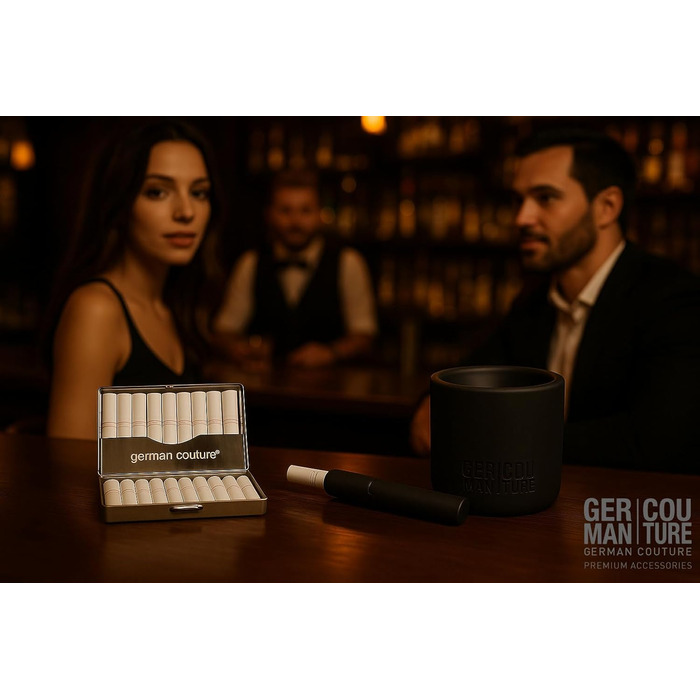 Попільничка для IQOS ILUMA PRIME, TEREA, Heets, Glo Hyper Pro Air, Ploom X evo - German Couture Keramik (Чорний, Багатобарвний)