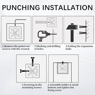 Набір для чищення унітазу Exleco з щіткою та змінною щіткою, золотий, для ванної кімнати