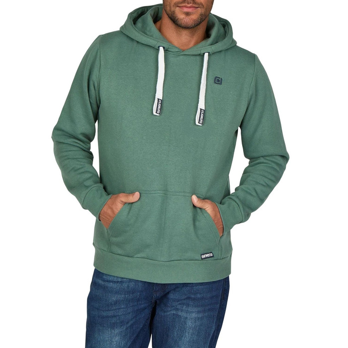 Чоловіче худі riverso RIVLinus Regular Fit — стильний прогулювач з капюшоном, Streetwear, колір Forest Green (темно-зелений), розмір M