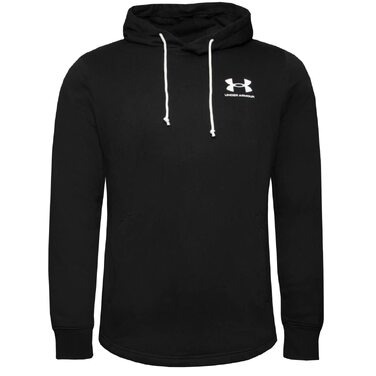 Чоловіча худі Under Armour Rival Terry LC Hoody, чорна, розмір XL