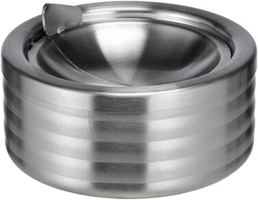 Попільничка з кришкою Bambelaa, нержавіюча сталь, для бару, 1 шт.