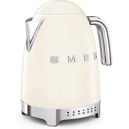 Електричний чайник SMEG KLF04CREU, кремовий колір, 1,7 л, ретро-дизайн