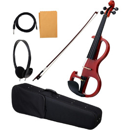 Електроскрипка Cantabile EV-90: класична модель з підсилювачем, корпус з ялини та клена, накладка з ебену, матове натуральне покриття