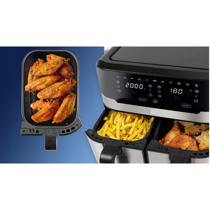 Аерофритюрниця Heinrich's 710023, 2400 Вт, 9 л