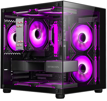 Корпус Cased L-W209 Midi Tower, чорний