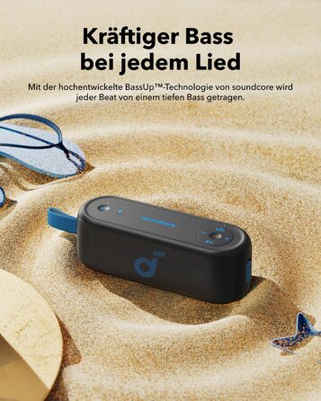 Soundcore Select 3: Портативна Bluetooth колонка з потужним звуком, BassUp™ та IPX7 захистом
