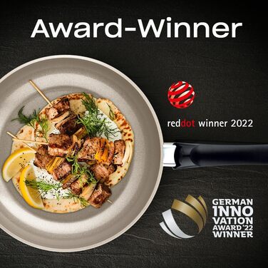 Набір сковорідок Fissler Ceratal Comfort (2 шт.) з керамічним покриттям, алюміній (24+28 см), антипригарне покриття, для індукційних плит